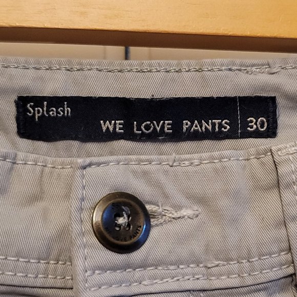 Splash Grey Chino Pants - Picture 5 of 11